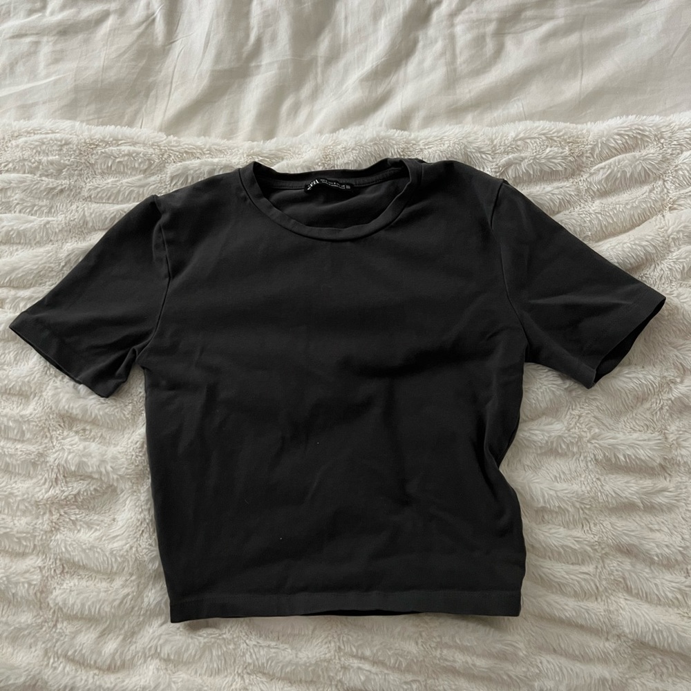 Zara grey tee